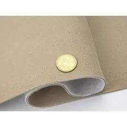 Автовелюр стельовий Alkantra A14, колір бежевий, на поролоні та повсті, товщина 3мм ширина 165см, Туреччина