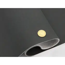 Автотканина стельова Lacoste L-56, колір вугільний, на поролоні та повсті, товщина 3мм, ширина 165см, Туреччина