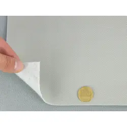 Автотканина стельова Y-171, колір світло-сірий, на поролоні та повсті, товщина 2мм, ширина 168см, Туреччина