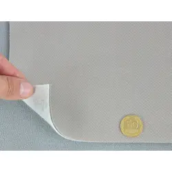 Автотканина стельова Y-172, колір сірий, на поролоні та повсті, товщина 2мм, ширина 168см, Туреччина