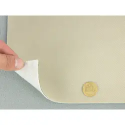 Автотканина стельова Y-177, колір молочний, на поролоні та повсті, товщина 2мм, ширина 168см, Туреччина