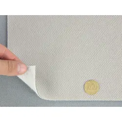 Автотканина стельова Petek-181, колір світло-сірий, на поролоні та повсті, товщина 2мм, ширина 168см, Туреччина