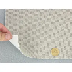 Автотканина стельова Petek-184, колір світло-сірий (теплий відтінок), на поролоні та повсті, товщина 2мм, ширина 168см, Туреччина