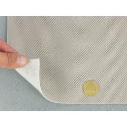 Автотканина стельова Petek-183, колір сірий, на поролоні та повсті, товщина 2мм, ширина 168см, Туреччина