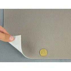 Автотканина стельова Petek-186, колір сірий (теплий відтінок), на поролоні та повсті, товщина 2мм, ширина 168см, Туреччина