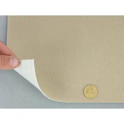 Автотканина стельова Petek-189, колір світло-бежевий, на поролоні та повсті, товщина 2мм, ширина 168см, Туреччина