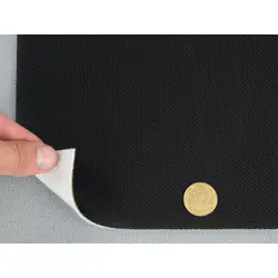 Автотканина стельова Petek-190, колір чорний, на поролоні та повсті, товщина 2мм, ширина 168см, Туреччина