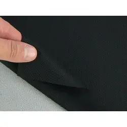 Автотканина стельова ZEUS-158-bo чорна, без основи для перетяжки пластикових деталей, ширина 1.70 м Туреччина