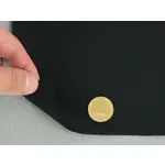 Автотканина чорна ZEUS-158-bo без основи для перетяжки пластикових деталей Мініатюра 3