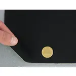 Автотканина чорна D-47-bo без основи для перетяжки пластикових деталей Мініатюра 3