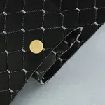 Алькантара Lycra 09/3 чорна, стьобана світло-сірою ниткою, на поролоні 3мм і флізеліні, ширина 140см (Туреччина) Мініатюра 1