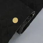 Алькантара Lycra 09/1 чорна, стьобана чорною ниткою, на поролоні 3мм і флізеліні, ширина 140см (Туреччина) Мініатюра 1