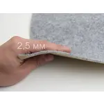 Автомобільний карпет 300 сірий, самоклейка Мініатюра 2