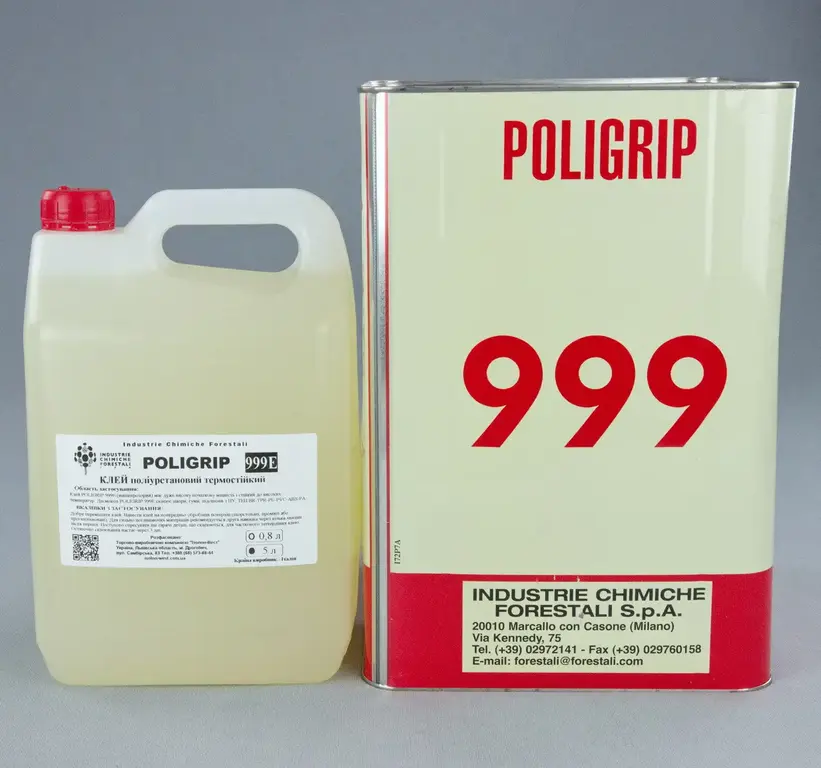 Поліуретановий клей POLIGRIP 999 E, 5л