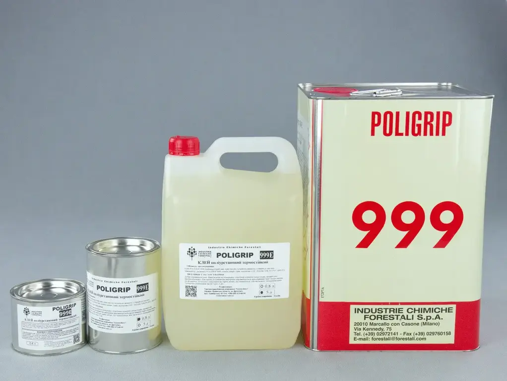 Поліуретановий клей POLIGRIP 999 E, 5л
