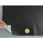 Чорний глянцевий шкірозамінник "MARGO" — для оббивки меблів, ширина 140 см Мініатюра 1