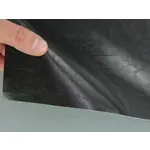 Чорний глянцевий шкірозамінник "MARGO" — для оббивки меблів, ширина 140 см Мініатюра 2