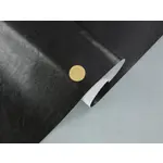 Чорний глянцевий шкірозамінник "MARGO" — для оббивки меблів, ширина 140 см Мініатюра 3