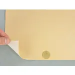 Бежевий глянцевий шкірозамінник "MARGO" — для оббивки меблів, ширина 140 см Мініатюра 1