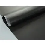 Чорний напівглянцевий шкірозамінник "SIROKO" — для оббивки меблів, ширина 140 см Мініатюра 4