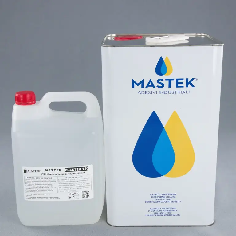 Поліуретановий клей Mastek PLASTEK 140, 5л для шкіри та шкірозамінника