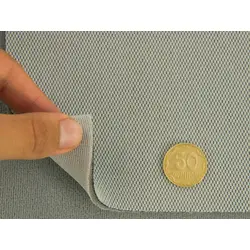 Автотканина стельова сітчаста ARES-202, колір світло-сірий, на поролоні 3мм з сіткою, ширина 1.73 м, Туреччина