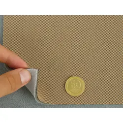 Автотканина стельова сітчаста ARES-201, колір рудий, на поролоні 3мм з сіткою, ширина 1.73 м, Туреччина