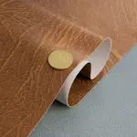 Шкірзам Н-E5, коньяк, ширина 1.40 м – елегантний та практичний матеріал для меблів Мініатюра 4