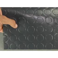 Автолінолеум, автолін сірий "Монетка" (M016), ширина 2 м, лінолеум автомобільний, Туреччина