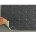 Автолінолеум сірий (Монетка), ширина 2 м, лінолеум автомобільний Туреччина Мініатюра 3