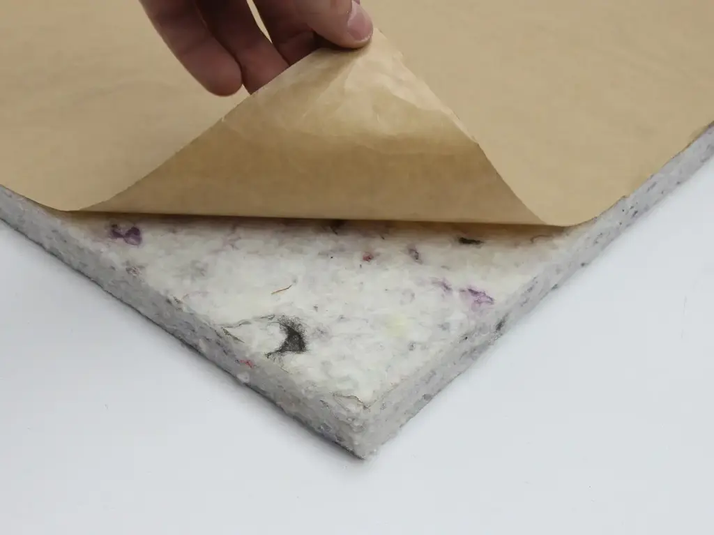 Шумоізоляція VOF-30K, 100×50см з фольгою та повстю – ефективне шумопоглинання та вологостійкість