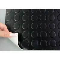 Автолінолеум, автолін чорний "Монетка" (M018), ширина 2 м, лінолеум автомобільний, Туреччина