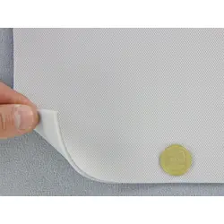 Автотканина стельова 1021/1 оригінальна на поролоні, колір світло-сірий теплий, товщина 3мм, ширина 156см