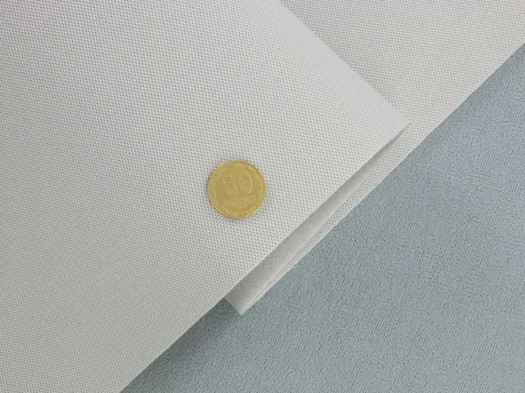 Автотканина стельова 1021/1 світло-сіра на поролоні, 3 мм (ширина 156 см) Додаткове фото 3