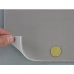 Автотканина стельова 1557, сіра (теплий відтінок), поролон 3мм, ширина 162см Мініатюра 3