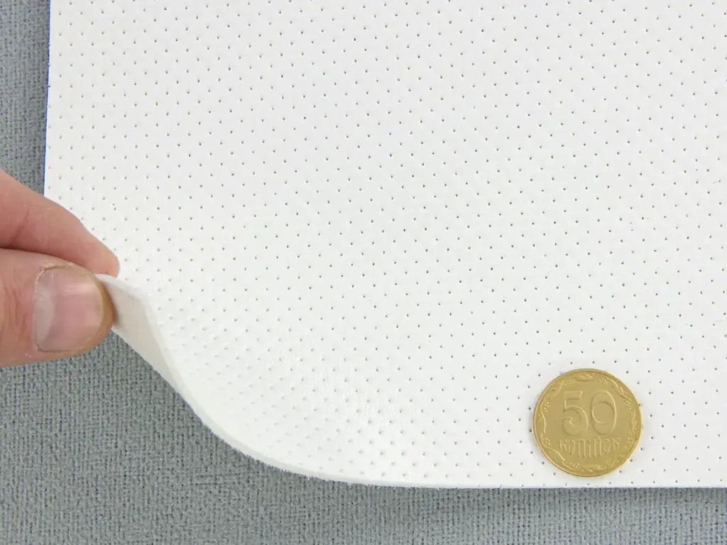 Термовініл білий TK-12n White псевдо-перфорований – ідеальний матеріал для перетяжки авто