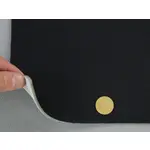 Автотканина стельова KL-71, чорна, поролон 3мм з сіткою, ширина 167см Мініатюра 3