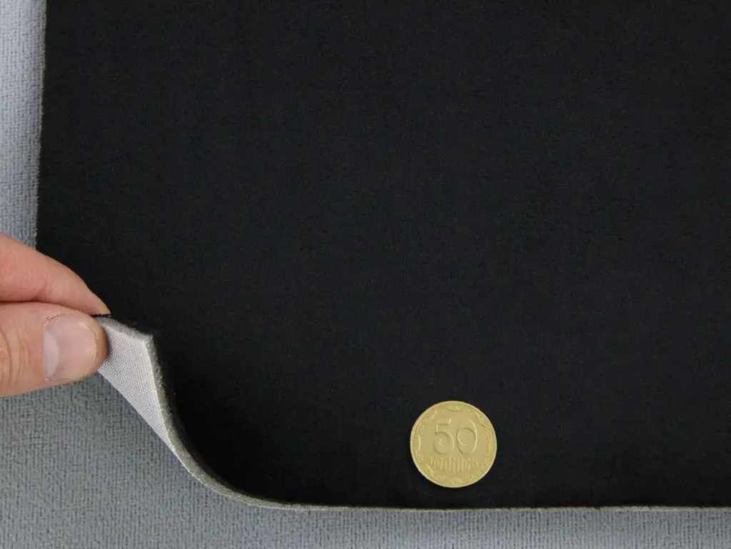 Автовелюр стельовий LIRA-p17020 чорний - 1,5 м ширина