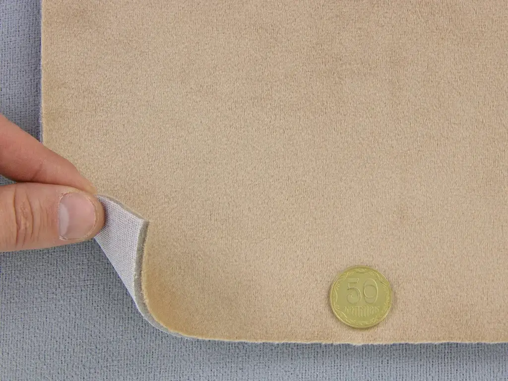 Автовелюр стельовий LIRA-p17005 бежевий - 1,5 м ширина