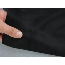 Автовелюр MK2412 чорний, без основи для перетяжки пластикових деталей, ширина 1.6 м Туреччина