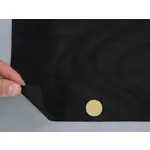 Автовелюр чорний MK2412 без основи для перетяжки пластикових деталей Мініатюра 3