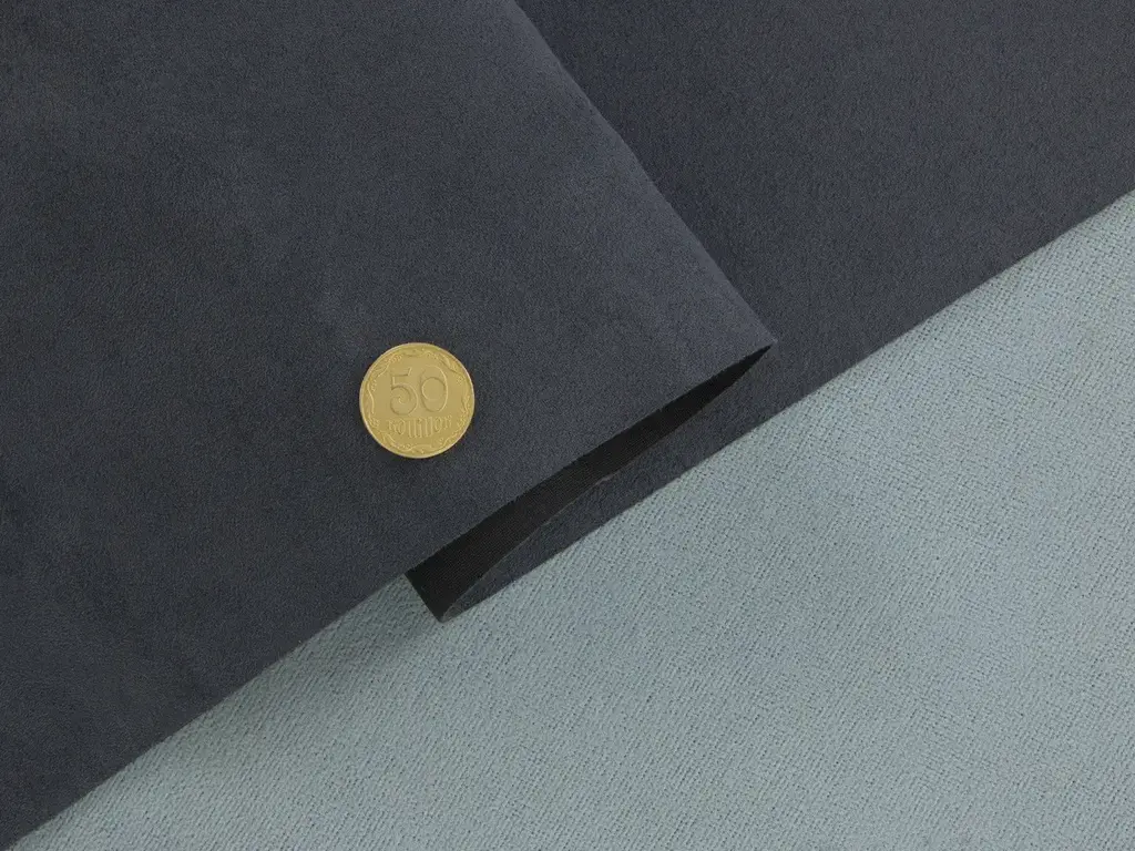 Алькантара Lycra 16017 темно-сіра – купити на відріз з рулона