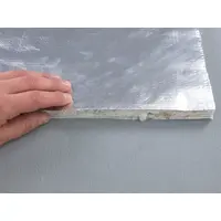 Шумоізоляція повстяна для авто фольгована VOF-12K, вологостійка, самоклейка, 100×50 см, товщина 12мм