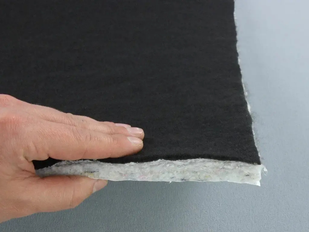 Повстяна шумоізоляція НВ-14K, самоклеюча, з нетканим покриттям, товщина 14мм, лист 100х150см