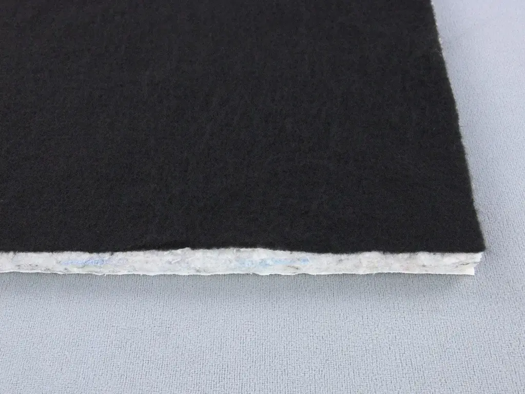 Повстяна шумоізоляція НВ-14K, самоклеюча, з нетканим покриттям, товщина 14мм, лист 100х50см