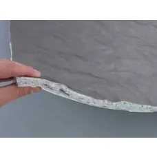 Шумоізоляційна повсть НФВ з флізеліном та нетканим шаром, товщина 12мм, лист 150х100см самоклеюча