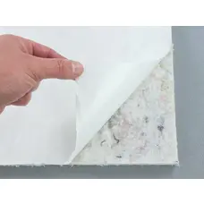 Шумоізоляційна повсть НФВ з флізеліном та нетканим шаром, товщина 12мм, лист 50х100см самоклеюча