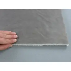 Шумоізоляційна повсть НФВ з флізеліном та нетканим шаром, товщина 12мм, лист 75х100см самоклеюча