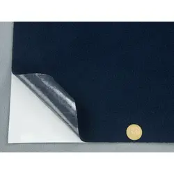Карпет-самоклейка Standart велюровий темно-синій, для авто, товщина 2мм, щільність 220г/м2, лист 150х100см