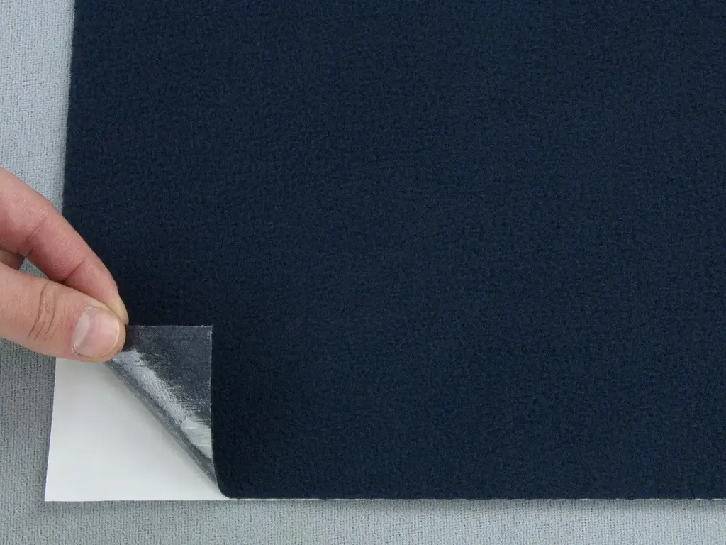 Карпет велюровий Standart темно-синій для авто самоклейка, лист 150х100см